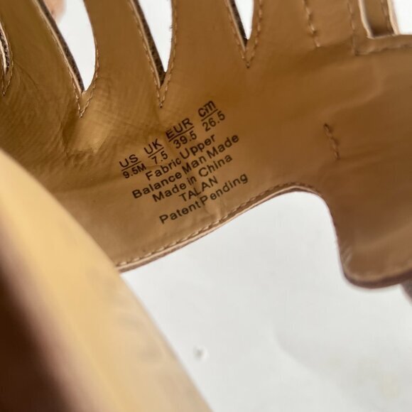 Naturalizer Womens Talan Gladiator Sandals, Latte Brown Leather Size‎ 9.5M - Picture 4 of 5